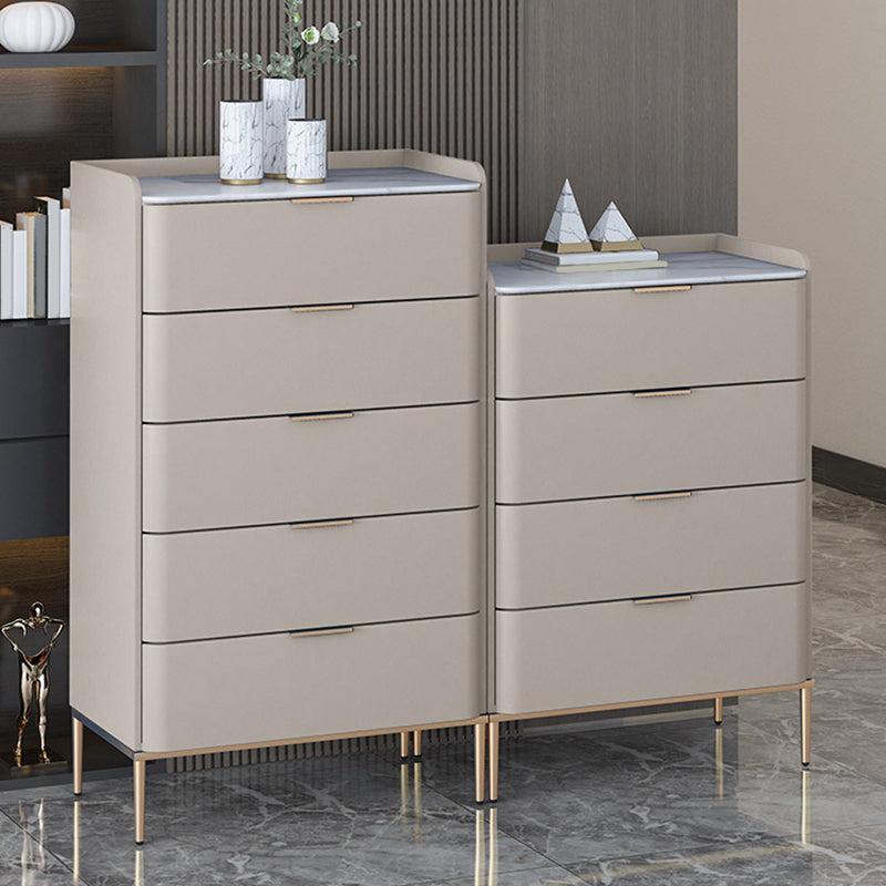 Glam Stone Storage Chest Bedroom 15.7" Wide Vertical Chest with Drawers Clearhalo 'Bedroom Furniture' 'Dressers & Chests' 'dressers_chests' 'furn' 'furn_dressers_chests' 'Furniture' 6618288