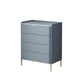 Glam Stone Storage Chest Bedroom 15.7" Wide Vertical Chest with Drawers Gray Blue 4 Clearhalo 'Bedroom Furniture' 'Dressers & Chests' 'dressers_chests' 'furn' 'furn_dressers_chests' 'Furniture' 6618289
