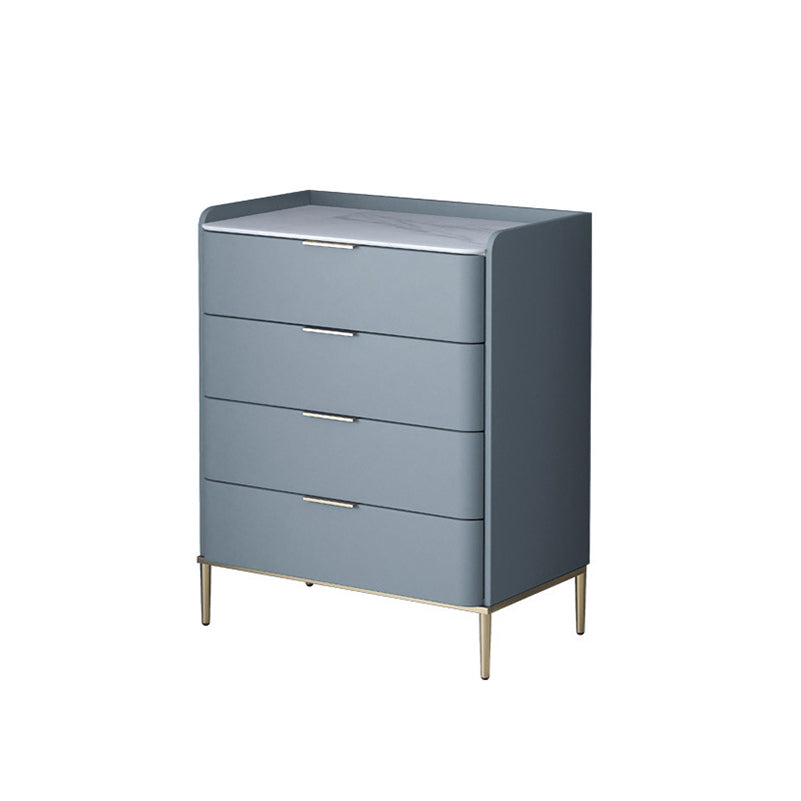 Glam Stone Storage Chest Bedroom 15.7" Wide Vertical Chest with Drawers Gray Blue 4 Clearhalo 'Bedroom Furniture' 'Dressers & Chests' 'dressers_chests' 'furn' 'furn_dressers_chests' 'Furniture' 6618289