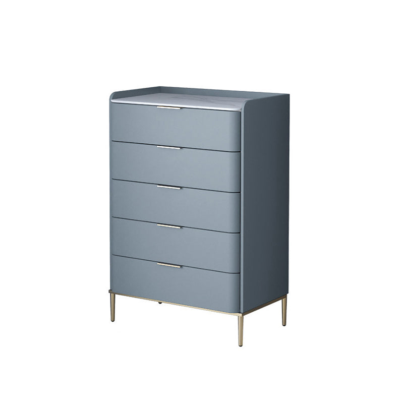 Glam Stone Storage Chest Bedroom 15.7" Wide Vertical Chest with Drawers Gray Blue 5 Clearhalo 'Bedroom Furniture' 'Dressers & Chests' 'dressers_chests' 'furn' 'furn_dressers_chests' 'Furniture' 6618290