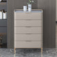 Glam Stone Storage Chest Bedroom 15.7" Wide Vertical Chest with Drawers Clearhalo 'Bedroom Furniture' 'Dressers & Chests' 'dressers_chests' 'furn' 'furn_dressers_chests' 'Furniture' 6618293