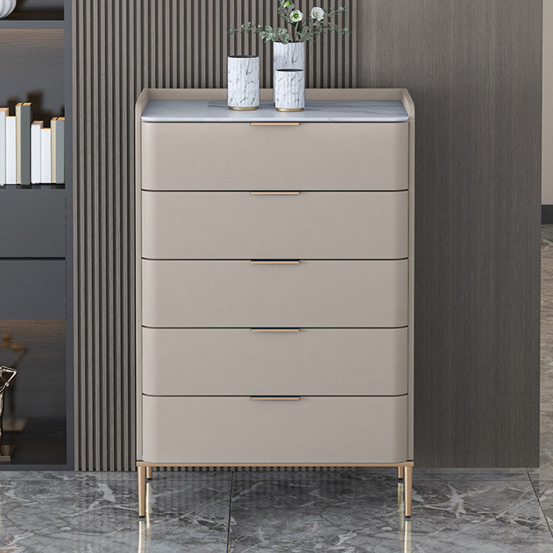 Glam Stone Storage Chest Bedroom 15.7" Wide Vertical Chest with Drawers Clearhalo 'Bedroom Furniture' 'Dressers & Chests' 'dressers_chests' 'furn' 'furn_dressers_chests' 'Furniture' 6618293