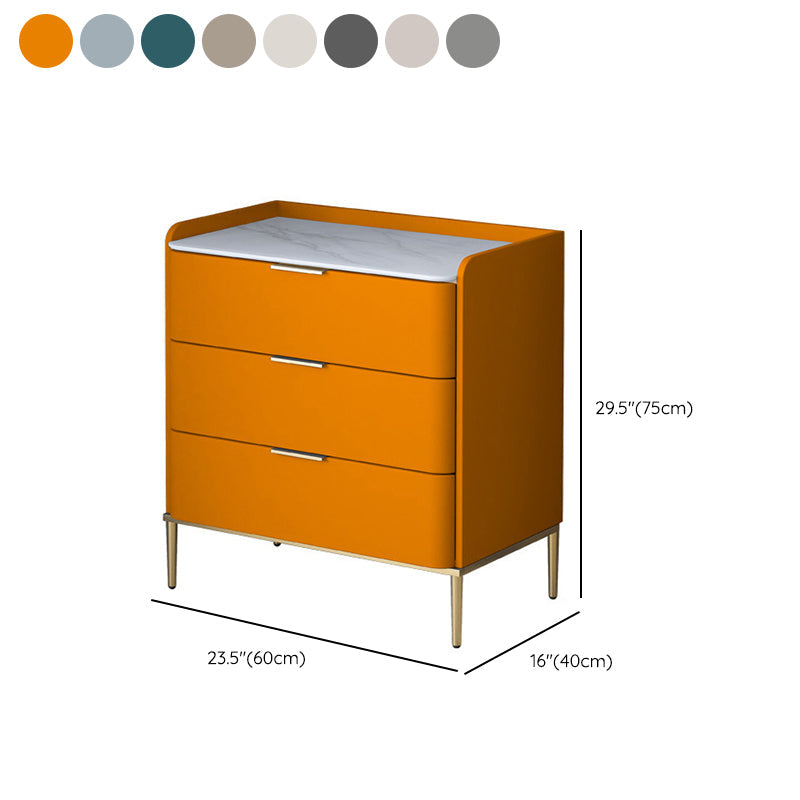 Glam Stone Storage Chest Bedroom 15.7" Wide Vertical Chest with Drawers Clearhalo 'Bedroom Furniture' 'Dressers & Chests' 'dressers_chests' 'furn' 'furn_dressers_chests' 'Furniture' 6618325