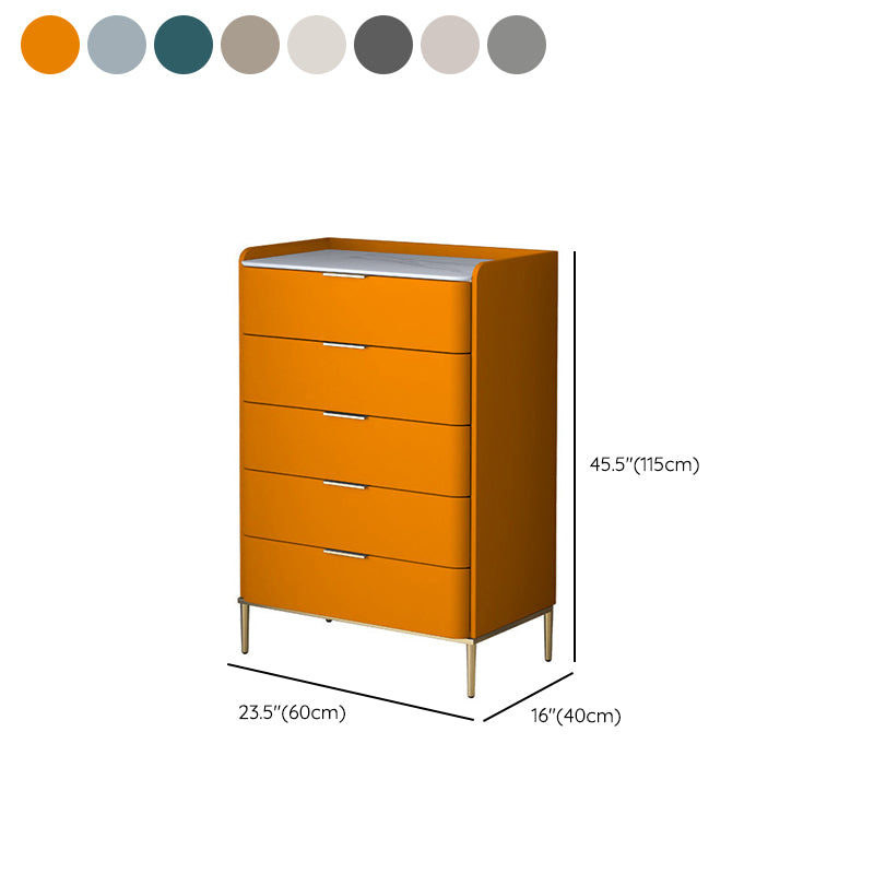 Glam Stone Storage Chest Bedroom 15.7" Wide Vertical Chest with Drawers Clearhalo 'Bedroom Furniture' 'Dressers & Chests' 'dressers_chests' 'furn' 'furn_dressers_chests' 'Furniture' 6618327