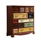 Traditional Storage Chest Dresser Wooden Storage Chest with Drawers for Bedroom 41"L x 16"W x 43"H Nut-Brown Clearhalo 'Bedroom Furniture' 'Dressers & Chests' 'dressers_chests' 'furn' 'furn_dressers_chests' 'Furniture' 6618340