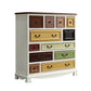 Traditional Storage Chest Dresser Wooden Storage Chest with Drawers for Bedroom 41"L x 16"W x 43"H Light Camouflage Clearhalo 'Bedroom Furniture' 'Dressers & Chests' 'dressers_chests' 'furn' 'furn_dressers_chests' 'Furniture' 6618343