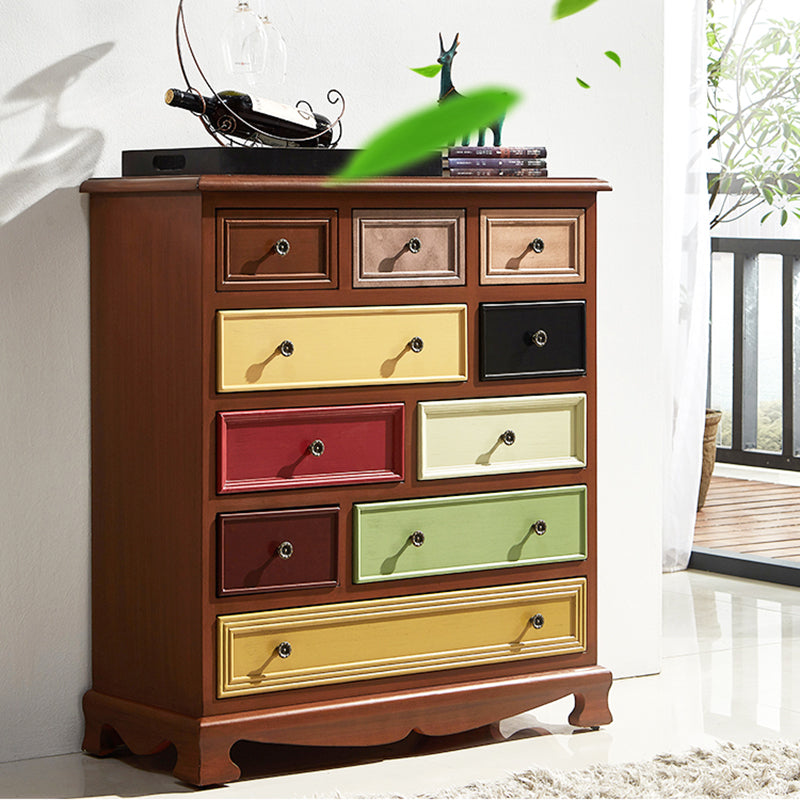 Traditional Storage Chest Dresser Wooden Storage Chest with Drawers for Bedroom Clearhalo 'Bedroom Furniture' 'Dressers & Chests' 'dressers_chests' 'furn' 'furn_dressers_chests' 'Furniture' 6618346