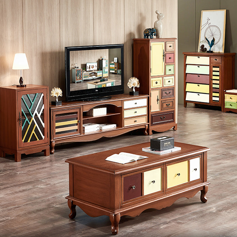 Traditional Storage Chest Dresser Wooden Storage Chest with Drawers for Bedroom Clearhalo 'Bedroom Furniture' 'Dressers & Chests' 'dressers_chests' 'furn' 'furn_dressers_chests' 'Furniture' 6618353