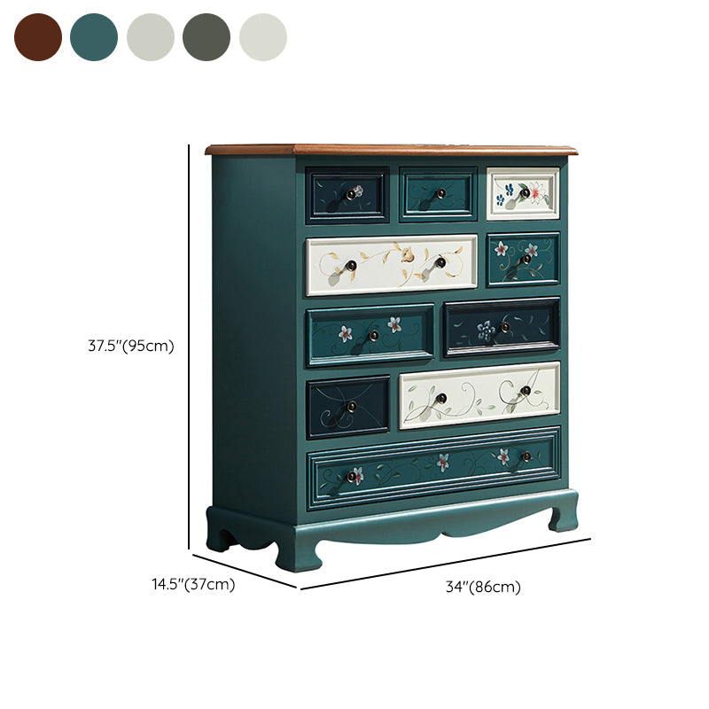 Traditional Storage Chest Dresser Wooden Storage Chest with Drawers for Bedroom Clearhalo 'Bedroom Furniture' 'Dressers & Chests' 'dressers_chests' 'furn' 'furn_dressers_chests' 'Furniture' 6618366