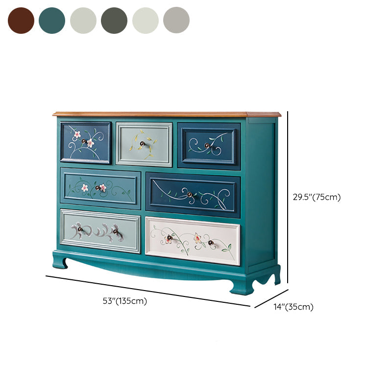 Traditional Storage Chest Dresser Wooden Storage Chest with Drawers for Bedroom Clearhalo 'Bedroom Furniture' 'Dressers & Chests' 'dressers_chests' 'furn' 'furn_dressers_chests' 'Furniture' 6618368