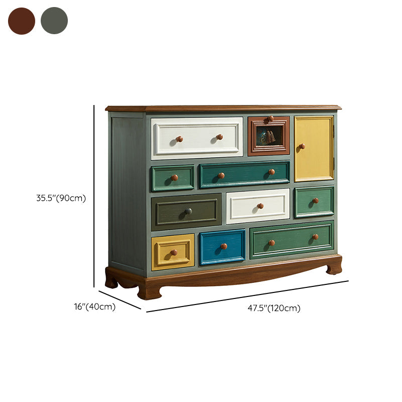 Traditional Storage Chest Dresser Wooden Storage Chest with Drawers for Bedroom Clearhalo 'Bedroom Furniture' 'Dressers & Chests' 'dressers_chests' 'furn' 'furn_dressers_chests' 'Furniture' 6618369