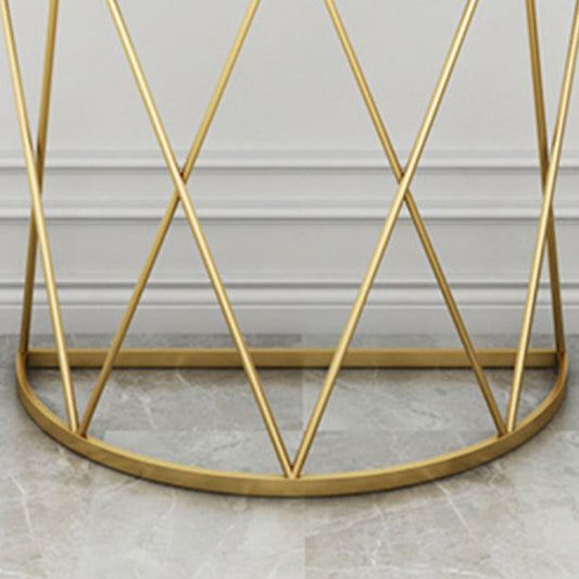 Tavolo della console in marmo glam tavolo da divano console resistente alle macchie per la sala