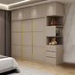 Contemporary Style Wardrobe Wooden Bedroom Wardrobe Closet with Clothes Rail Clearhalo 'Armoires & Wardrobes' 'armoires_wardrobes' 'Bedroom Furniture' 'furn' 'furn_armoires_wardrobes' 'Furniture' 6618513