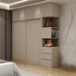 Contemporary Style Wardrobe Wooden Bedroom Wardrobe Closet with Clothes Rail Clearhalo 'Armoires & Wardrobes' 'armoires_wardrobes' 'Bedroom Furniture' 'furn' 'furn_armoires_wardrobes' 'Furniture' 6618514