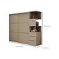 Contemporary Style Wardrobe Wooden Bedroom Wardrobe Closet with Clothes Rail Clearhalo 'Armoires & Wardrobes' 'armoires_wardrobes' 'Bedroom Furniture' 'furn' 'furn_armoires_wardrobes' 'Furniture' 6618525