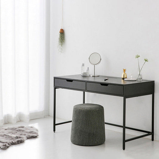 Rechteckig konstruierter Holzschreiberschreiber zeitgenössischer Schlafzimmer Büroschreibtisch mit Schubladen