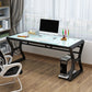 29 "H Contemporary Computer Desk rechthoekig glazen gaming -bureau