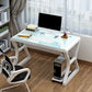 29 "H Contemporary Computer Desk rechthoekig glazen gaming -bureau