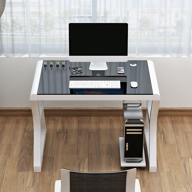 29 "H Contemporary Computer Desk rechthoekig glazen gaming -bureau