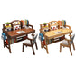 Adjustable Office Desk Solid Wood Modern Rectangular Writing Desk for Home