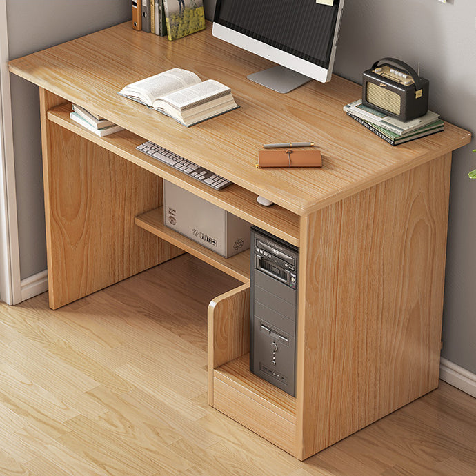 Desca al computer rettangolo in legno moderno da 15,6 pollici W Desk rettangolo in legno