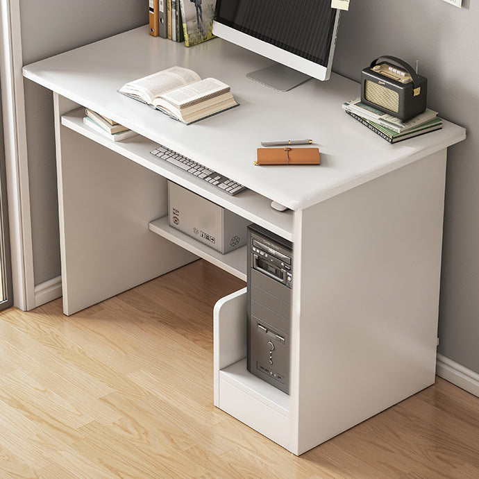 Desca al computer rettangolo in legno moderno da 15,6 pollici W Desk rettangolo in legno