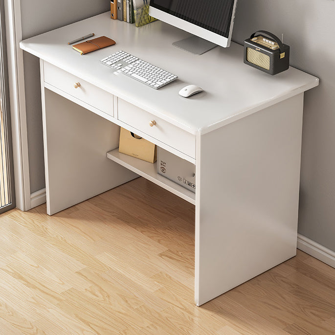 Desca al computer rettangolo in legno moderno da 15,6 pollici W Desk rettangolo in legno