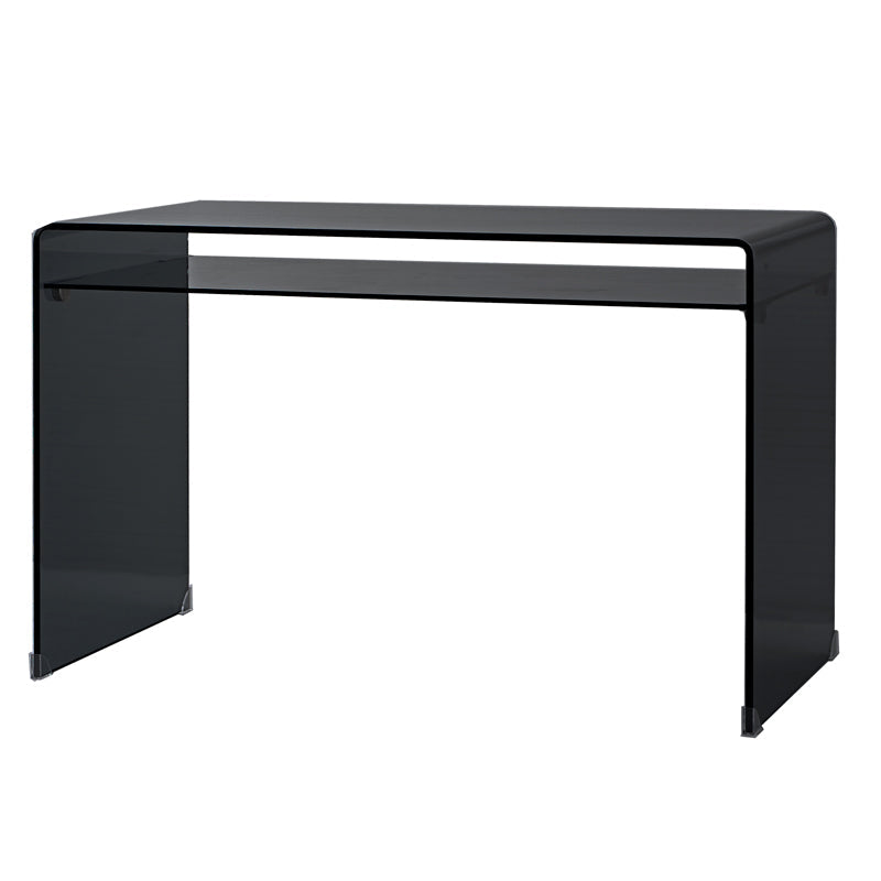 Glasobertisch rechteckig Büroschreibtisch modern 29,53 "großer Schreibtisch