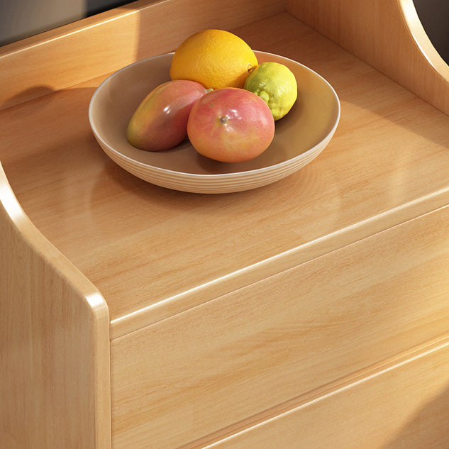 Scandinavian Shelf Bookcase Antique Finish Bookshelf with Shelves