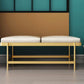 Mid-Century Modern Rectangle Bench Bedroom Seating Bench with Metal Legs Clearhalo 'Benches' 'Chairs & Seating' 'furn' 'furn_benches' 'Furniture' 'Living Room Furniture' 6619499