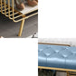 Glam 14" W Seating Bench Cushioned Solid Color Entryway and Bedroom Bench Clearhalo 'Benches' 'Chairs & Seating' 'furn' 'furn_benches' 'Furniture' 'Living Room Furniture' 6619514