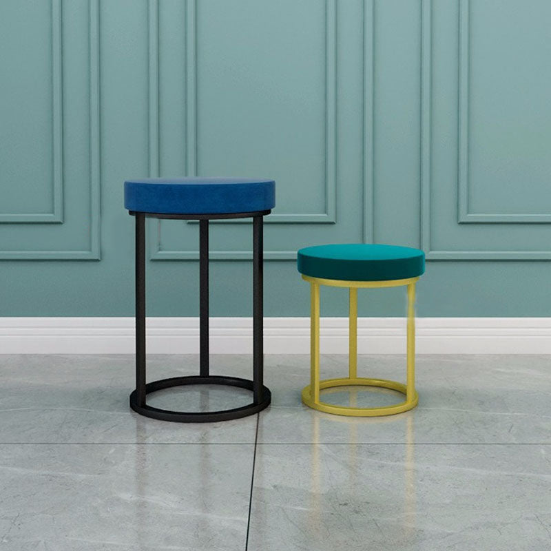 Contemporary Round Shape Standard Stain Resistant Indoor Standard Clearhalo 'furn' 'furn_ottomans_poufs' 'Furniture' 'Living Room Furniture' 'Ottomans & Poufs' 'ottomans_poufs' 6619543