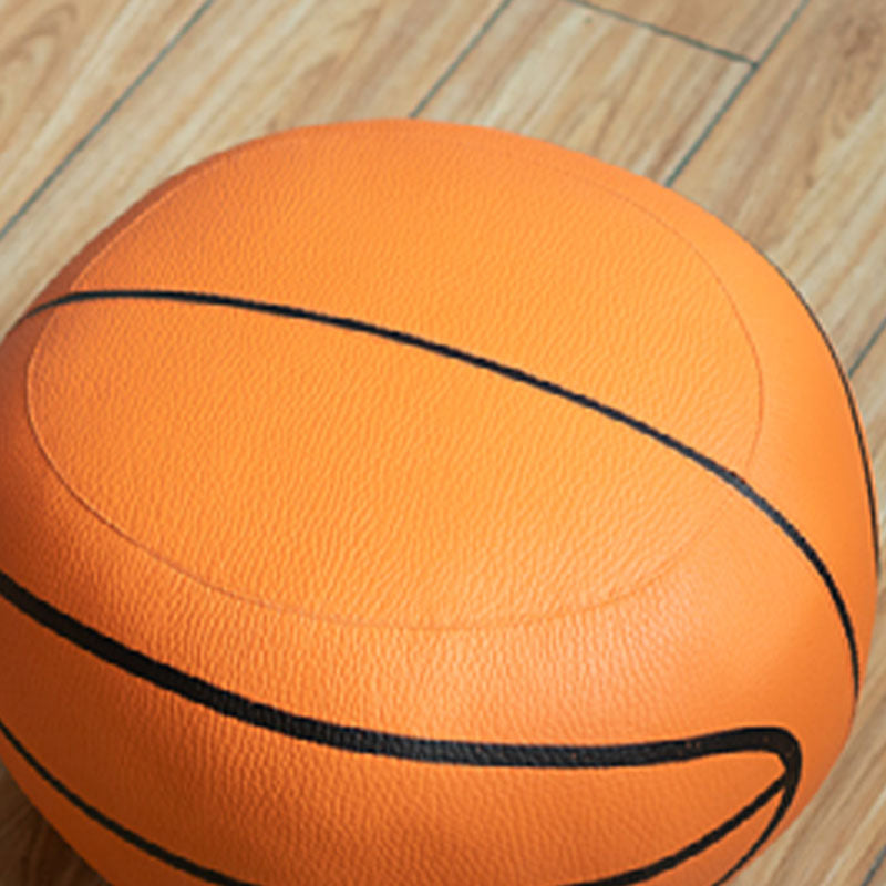 Modern Pouf Ottoman PU Leather Upholstered Geometric Print Spherical Ottoman Clearhalo 'furn' 'furn_ottomans_poufs' 'Furniture' 'Living Room Furniture' 'Ottomans & Poufs' 'ottomans_poufs' 6619612