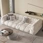 Zeitgenössische weiße Kissentuxedo Arm Wohnzimmer Standard Sofa