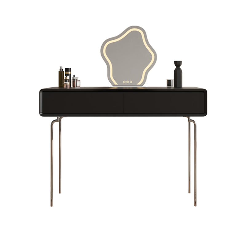 Wood Standing Makeup Vanity Set Lighted Mirror Makeup Vanity Clearhalo 'Bedroom Furniture' 'furn' 'furn_makeup_vanities' 'Furniture' 'Makeup Vanities' 'makeup_vanities' 6620048