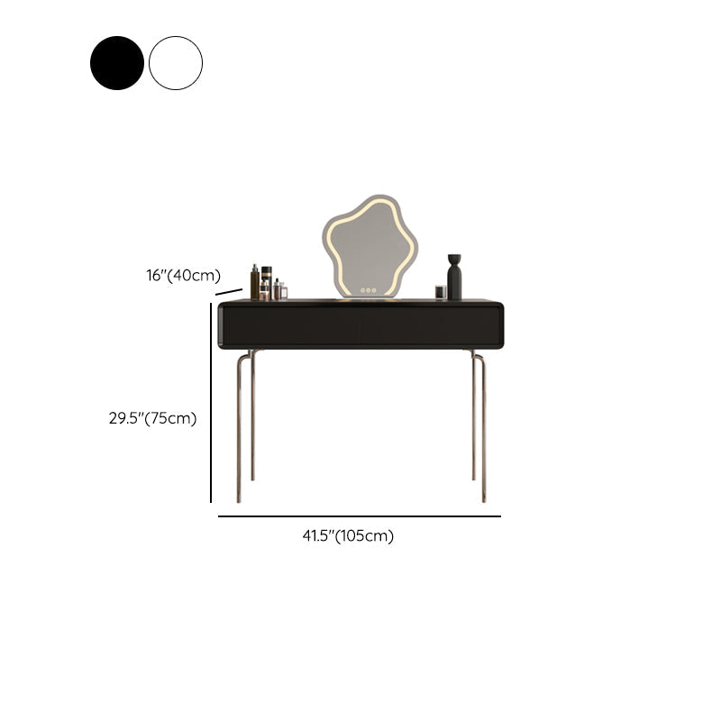Wood Standing Makeup Vanity Set Lighted Mirror Makeup Vanity Clearhalo 'Bedroom Furniture' 'furn' 'furn_makeup_vanities' 'Furniture' 'Makeup Vanities' 'makeup_vanities' 6620052