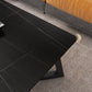 Contemporary 17.7" H Coffee Table Rectangular Stone 1 Single Cocktail Table Clearhalo 'Coffee & Accent Tables' 'Coffee Tables' 'coffee_tables' 'furn' 'furn_coffee_tables' 'Furniture' 'Living Room Furniture' 6620067