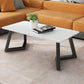 Contemporary 17.7" H Coffee Table Rectangular Stone 1 Single Cocktail Table Clearhalo 'Coffee & Accent Tables' 'Coffee Tables' 'coffee_tables' 'furn' 'furn_coffee_tables' 'Furniture' 'Living Room Furniture' 6620074