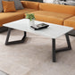 Contemporary 17.7" H Coffee Table Rectangular Stone 1 Single Cocktail Table Clearhalo 'Coffee & Accent Tables' 'Coffee Tables' 'coffee_tables' 'furn' 'furn_coffee_tables' 'Furniture' 'Living Room Furniture' 6620080