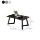 Contemporary 17.7" H Coffee Table Rectangular Stone 1 Single Cocktail Table Clearhalo 'Coffee & Accent Tables' 'Coffee Tables' 'coffee_tables' 'furn' 'furn_coffee_tables' 'Furniture' 'Living Room Furniture' 6620083