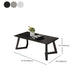 Contemporary 17.7" H Coffee Table Rectangular Stone 1 Single Cocktail Table Clearhalo 'Coffee & Accent Tables' 'Coffee Tables' 'coffee_tables' 'furn' 'furn_coffee_tables' 'Furniture' 'Living Room Furniture' 6620084