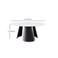 2-Piece Slate Round Coffee Table Set Modern White Simple Cocktail Table Clearhalo 'Coffee & Accent Tables' 'Coffee Tables' 'coffee_tables' 'furn' 'furn_coffee_tables' 'Furniture' 'Living Room Furniture' 6620099