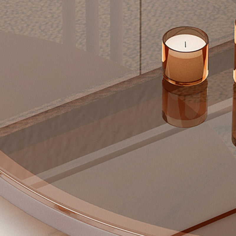 Frame Round Glam Coffee Table Slate Nesting Coffee Table Set Clearhalo 'Coffee & Accent Tables' 'Coffee Tables' 'coffee_tables' 'furn' 'furn_coffee_tables' 'Furniture' 'Living Room Furniture' 6620164