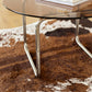 Modern Glass Coffee Table Round Sled Coffee Table for Living Room Clearhalo 'Coffee & Accent Tables' 'Coffee Tables' 'coffee_tables' 'furn' 'furn_coffee_tables' 'Furniture' 'Living Room Furniture' 6620188