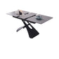 Cross Legs Rectangular Slate Coffee Table with Adjustable Height
