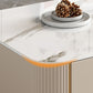 Contemporary Stone Single Coffee Table 4 Legs Coffee Cocktail Table with Storage Drawers Clearhalo 'Coffee & Accent Tables' 'Coffee Tables' 'coffee_tables' 'furn' 'furn_coffee_tables' 'Furniture' 'Living Room Furniture' 6620326