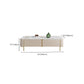 Contemporary Stone Single Coffee Table 4 Legs Coffee Cocktail Table with Storage Drawers Clearhalo 'Coffee & Accent Tables' 'Coffee Tables' 'coffee_tables' 'furn' 'furn_coffee_tables' 'Furniture' 'Living Room Furniture' 6620330