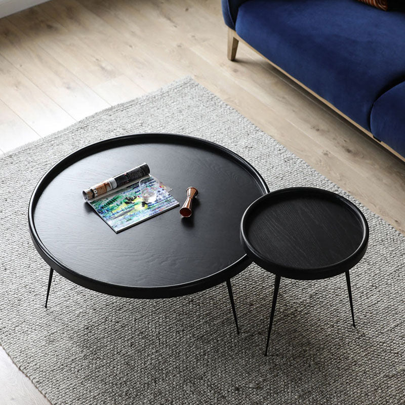 Modern Tray Top Coffee Table Round 3 Legs Coffee Table for Living Room Clearhalo 'Coffee & Accent Tables' 'Coffee Tables' 'coffee_tables' 'furn' 'furn_coffee_tables' 'Furniture' 'Living Room Furniture' 6620337