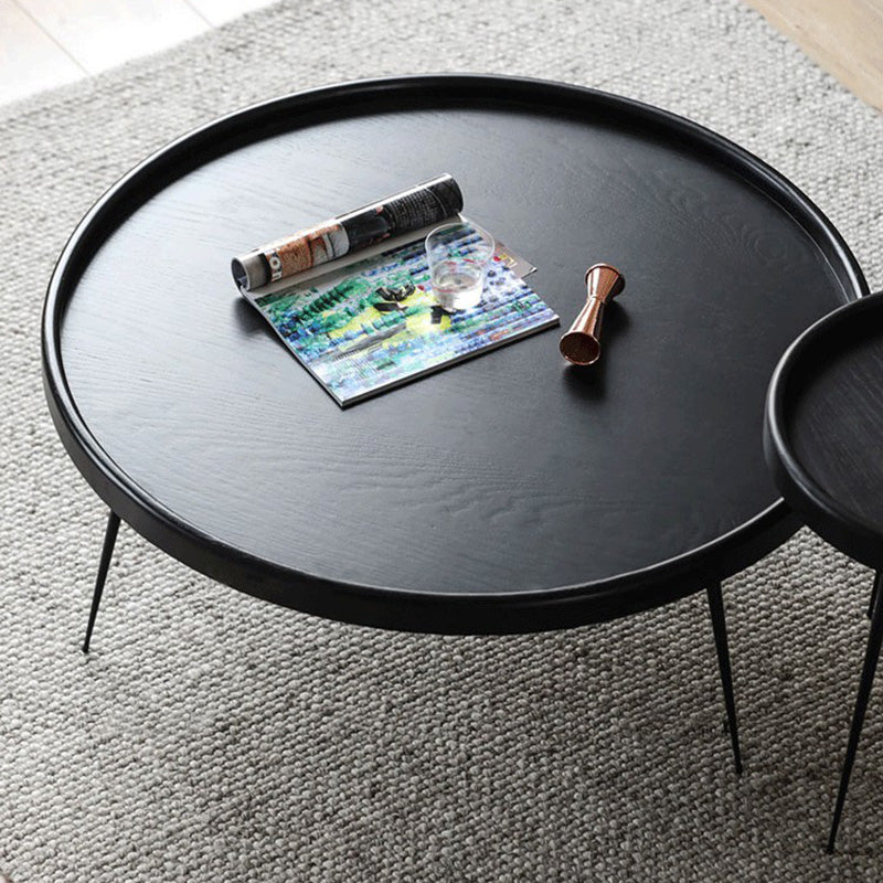 Modern Tray Top Coffee Table Round 3 Legs Coffee Table for Living Room Clearhalo 'Coffee & Accent Tables' 'Coffee Tables' 'coffee_tables' 'furn' 'furn_coffee_tables' 'Furniture' 'Living Room Furniture' 6620342
