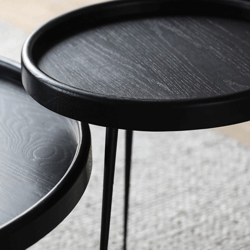 Modern Tray Top Coffee Table Round 3 Legs Coffee Table for Living Room Clearhalo 'Coffee & Accent Tables' 'Coffee Tables' 'coffee_tables' 'furn' 'furn_coffee_tables' 'Furniture' 'Living Room Furniture' 6620343